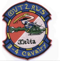 4" Army 4TH Squadron 3RD Aviation Calvary Regiment Outlaws Embroidered Patch - $23.74
