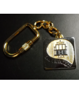 San Francisco Cable Car Key Chain Gold and Silver Colored Metal Californ... - $6.99