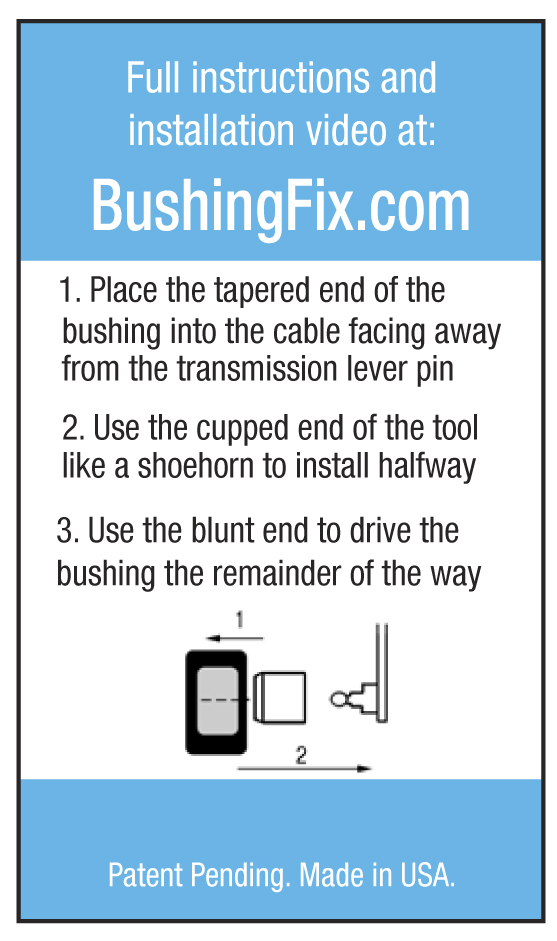 Ford Ranger Transmission Shifter Cable Bushing Repair Kit Car & Truck