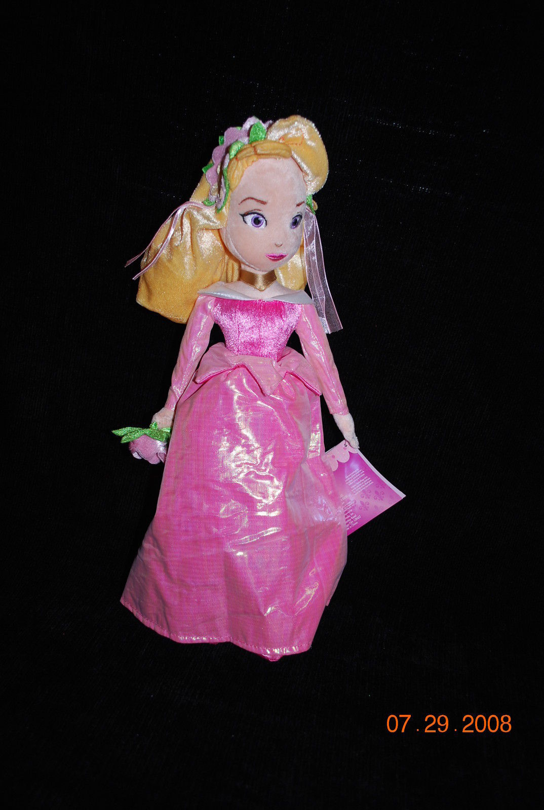 sleeping beauty plush doll