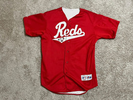 Cincinnati Reds Deion Sanders Vintage 2000s Y2K Majestic MLB Baseball Jersey M - $53.20