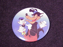 Disney Three Little Pigs and Wolf Pinback Button, Pin - $5.50