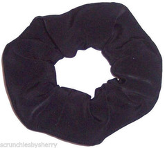 Black Simply Silky Hair Scrunchie Scrunchies by Sherry Ponytail Holder  - $6.99