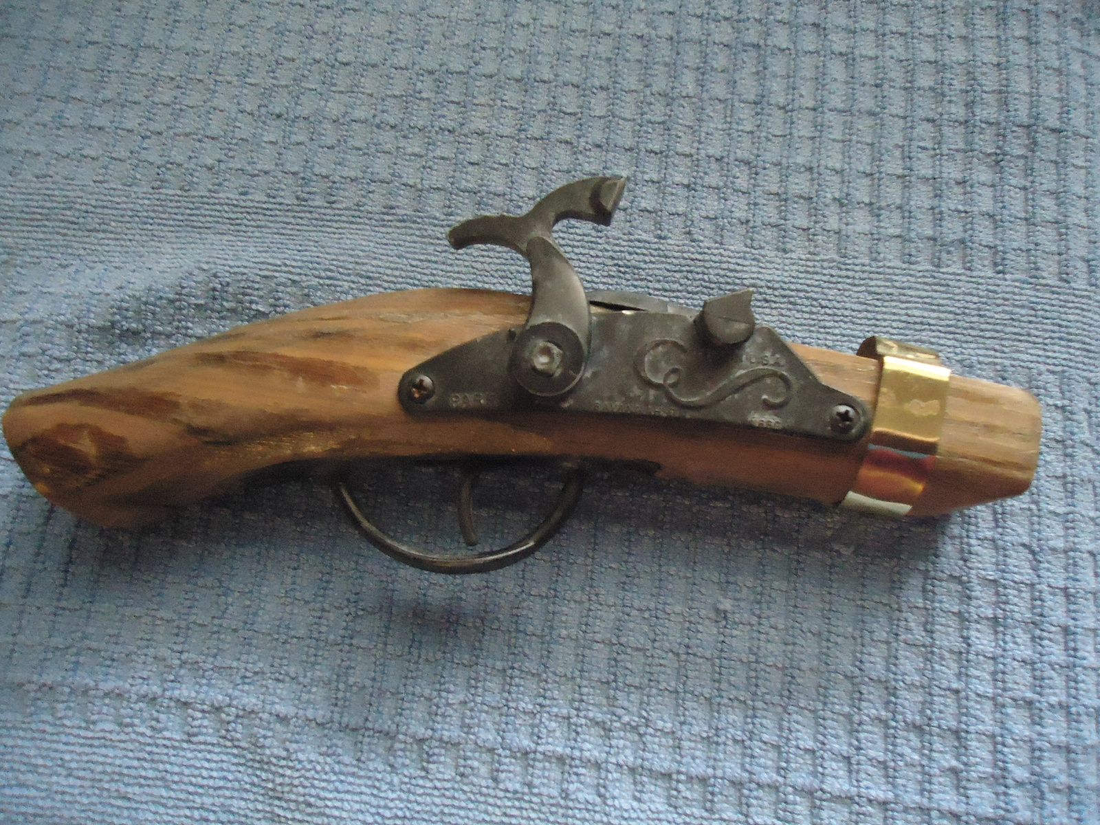 PARRIS OLD WOOD FLINTLOCK CAP GUN SAVANNAH, TN, U.S.A. MADE IN AMERICA