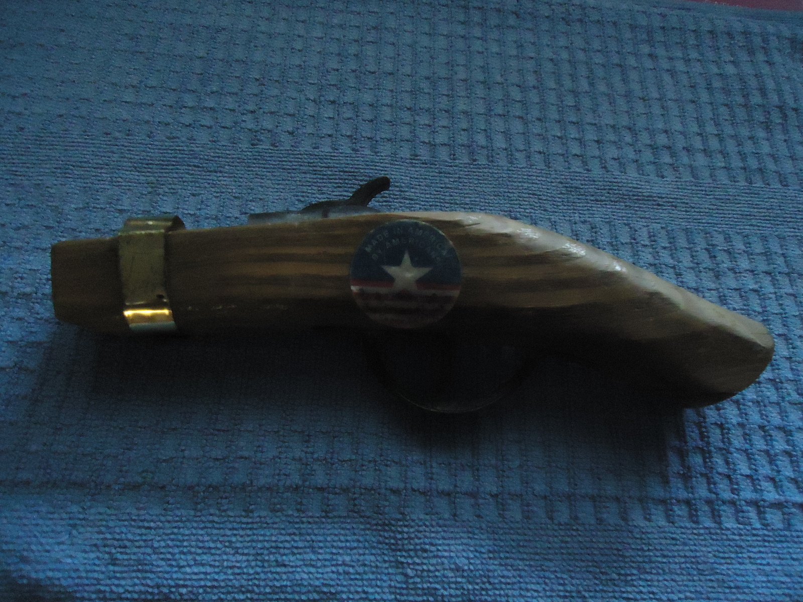 PARRIS OLD WOOD FLINTLOCK CAP GUN SAVANNAH, TN, U.S.A. MADE IN AMERICA