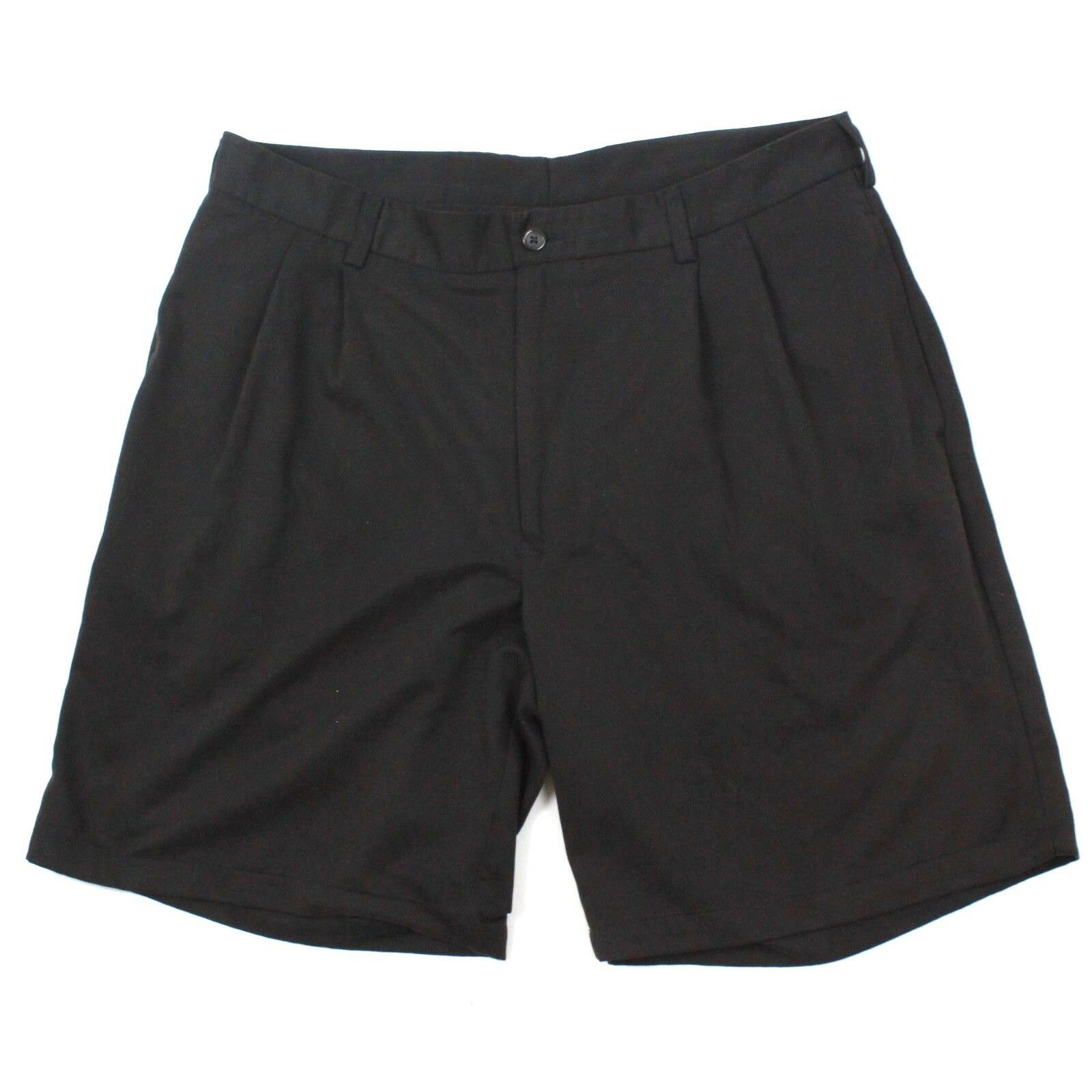 Tommy Armour Pleated Golf Shorts Size 38 Black Business Event Casual ...