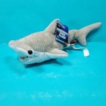 Hammerhead Shark Plush Stuffed Animal 13" Gray Adventure Planet w/ Tag Realistic - $19.79