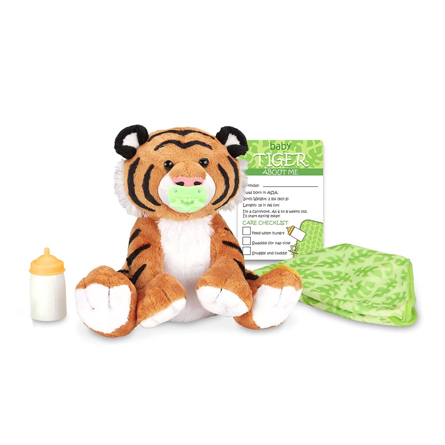 Melissa & Doug 11-Inch Baby Plush Stuffed Animal With Pacifier, Diaper