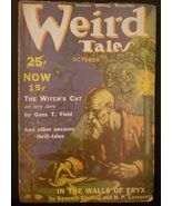 Weird Tales vol. 34, no. 4 (October 1939) with Lovecraft&#39;s In the Walls ... - $35.00