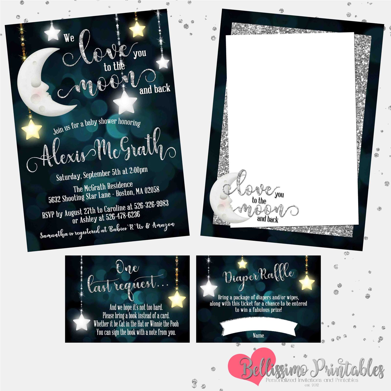 Love You To The Moon And Back Baby Shower And Similar Items Love You To The Moon And Back Baby Shower And Similar Items