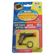 Big Bang Mini Famous Firearms Die Cast Metal Cap Gun Keychain *CHOOSE* image 3