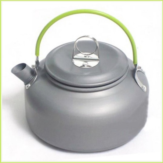 Outdoor Metal Water Kettle Camping Cook Pot with Removable Safety