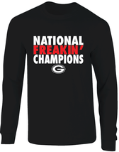 Georgia Bulldogs 2021 22 CFP National Freakin Champions Long Sleeve T-Shirt  - $24.99+