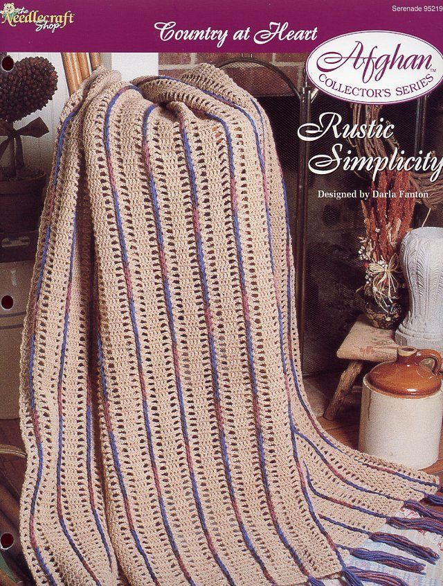 Lady/'s Choice Mile-A-Minute Afghan TNS Crochet Pattern NEW