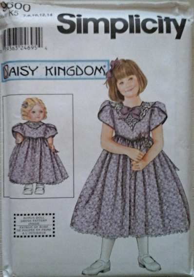 Simplicity 9600 Girl's DAISY KINGDOM Dress for Her & 18' Dolly Size K5 ...