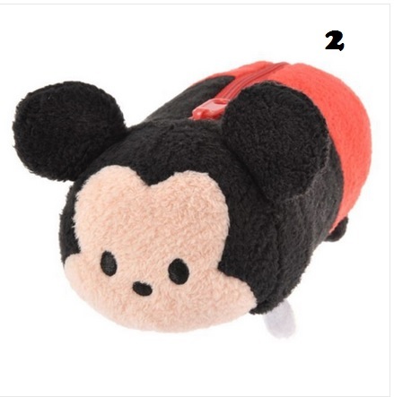 Tsum Tsum Plush Pencil Case Minnie Mickey Donald Stitch Mike Sully ...