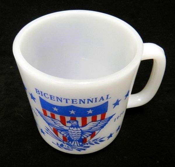 Brown Glass Bicentennial Mug 1776-1976 United States of America w// Eagle NEW