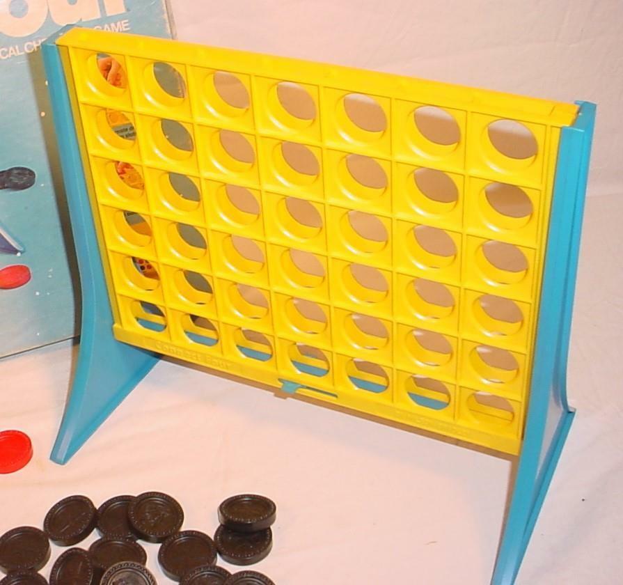 1979 Milton Bradley Game Connect Four Vertical Checkers Game Made In The Usa Vintage Manufacture 1750