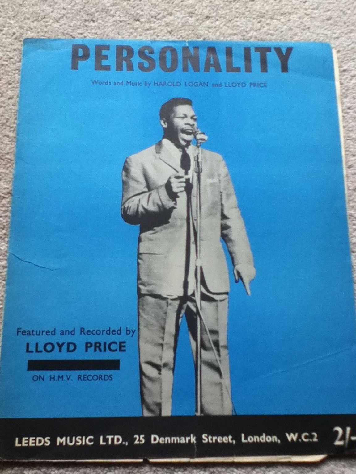 LLOYD PRICE PERSONALITY (SHEET MUSIC) Other Formats