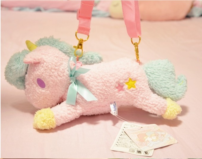 sanrio plush bag