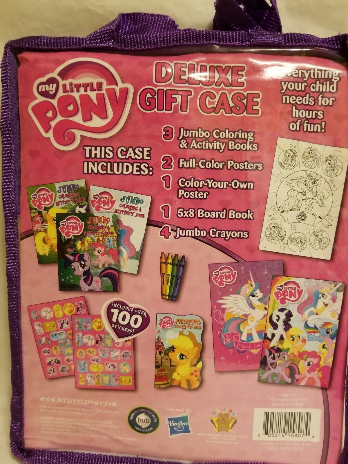 Download Lot 3 My Little Pony Deluxe Gift Case And 50 Similar Items