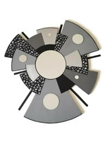 Gray ZEN Mirror Wall art, Contemporary Modern Abstract Mirror 30x24 by A... - $179.99