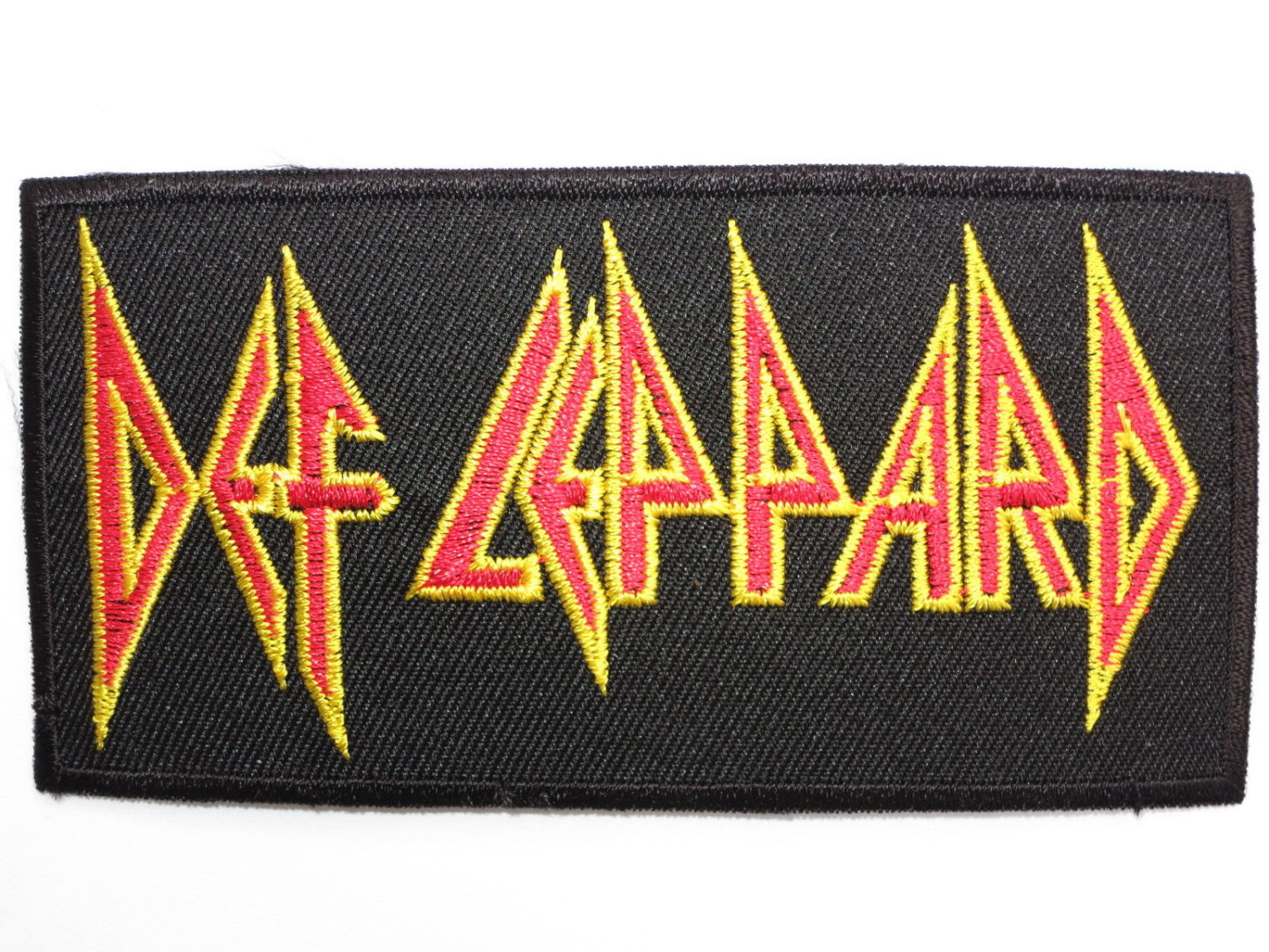 DEF LEPPARD Rock Band Iron On Embroidered Patch 3.9