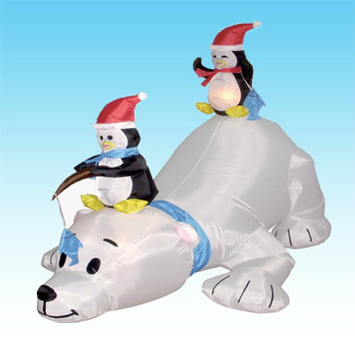 polar bear inflatable home depot