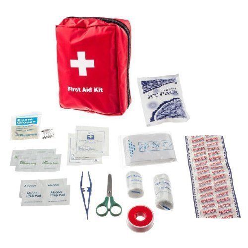 First Aid Kit 34piece Comprehensive with Gauze Pads, Elastic Bandages
