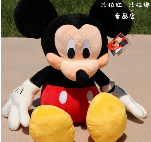 mickey mouse and minnie mouse stuffed animals