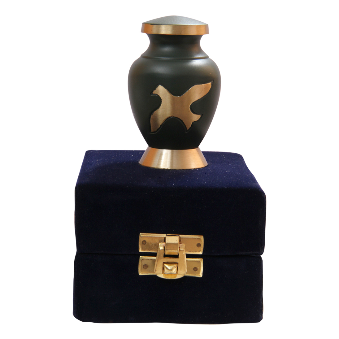 Low Cost of Aria Ascending Keepsake Urn for Burial Ashes, Brass Funeral Urns Cremation Urns