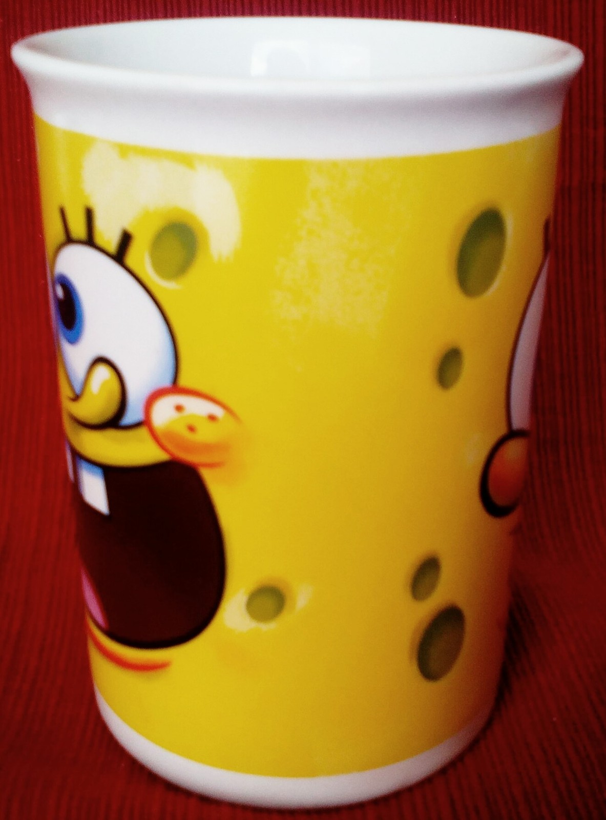 Used Spongebob Squarepants Cartoon Coffee Mug Viacom 2012 Nickelodeon ...