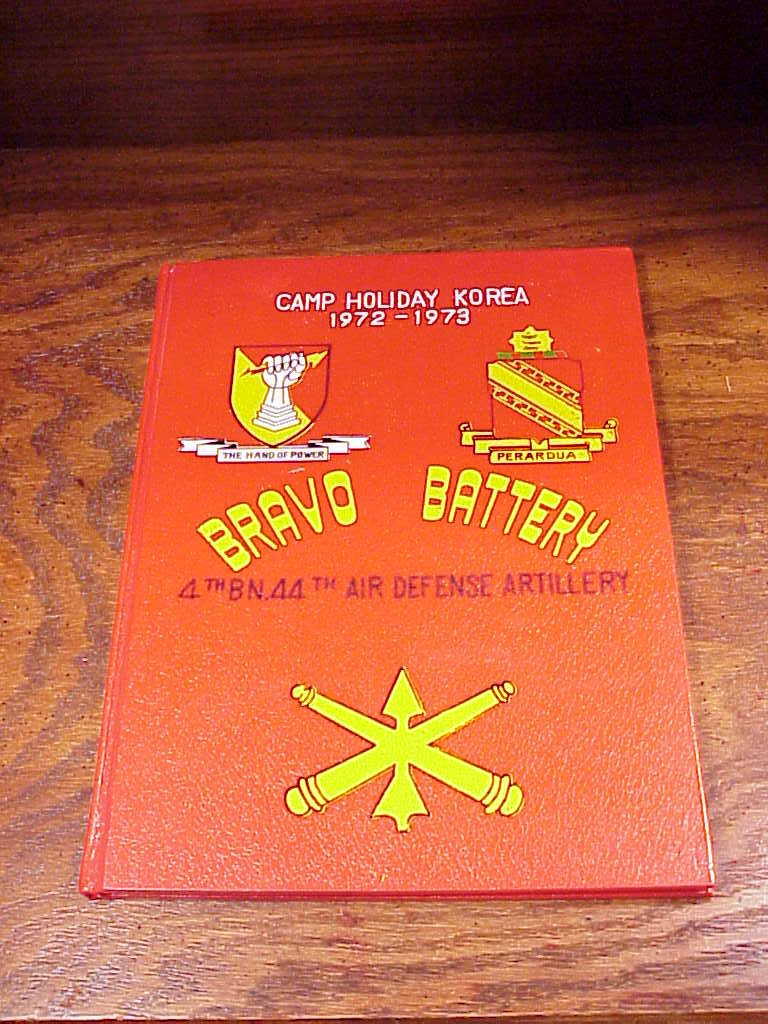 1972 1973 Bravo Battery Camp Holiday 4th Battalion 44th ADA Korea Army ...