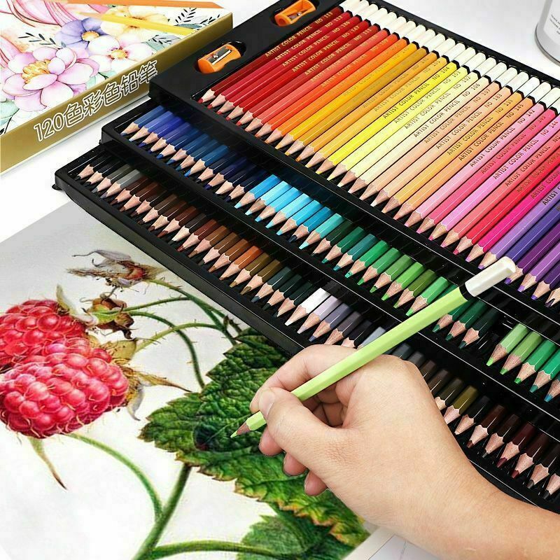 Profissional Oil Based Color Pencil Set Coloring Books Art Supply 36/48