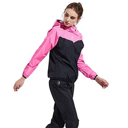 HOTSUIT Sauna Suit Weight Loss Training Fitness Suits Slim Clothes Rose