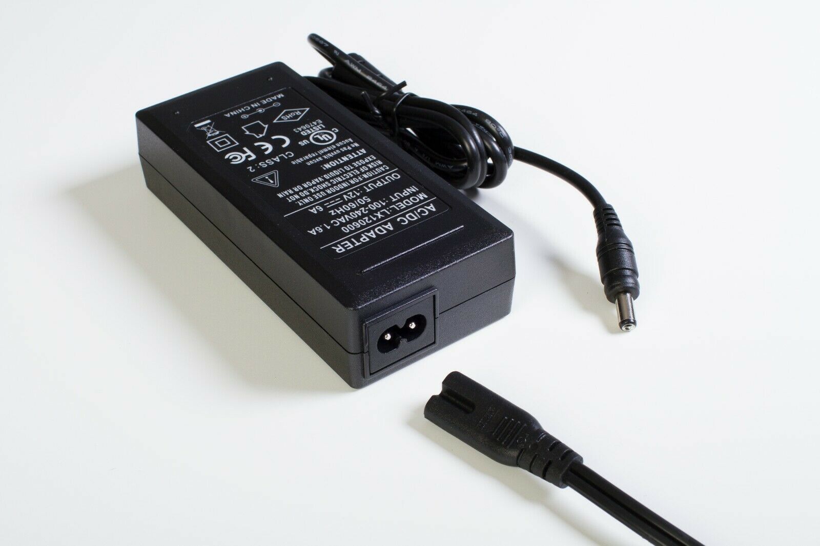 UL Listed 12v 6A 72W LED LIGHT AC POWER ADAPTER FOR STRIP MODULE