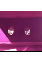 teardrop clip on earrings silver tone - $19.99