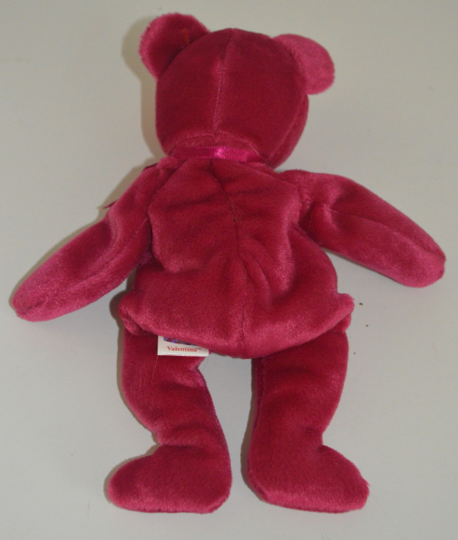 Ty Beanie Baby Bear Valentina Birthday February 14, 1998 - Retired