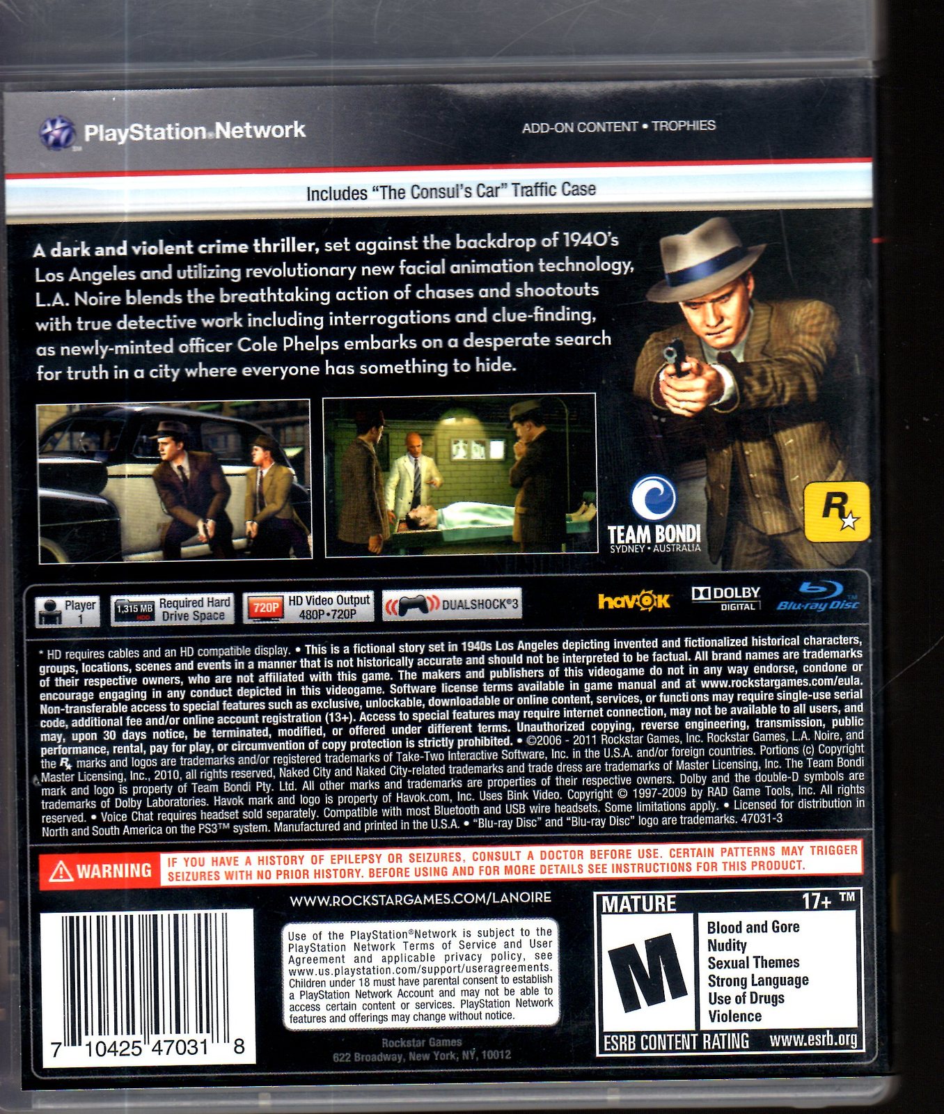 playstation 3 rockstar games