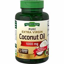 Nature's Truth Extra Virgin Coconut Oil 1000 mg, 100 Count - $14.25
