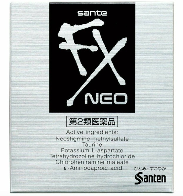 SANTE FX NEO Japanese Cool Eye Drops Cooling Eyedrops 12ml Santen F/S
