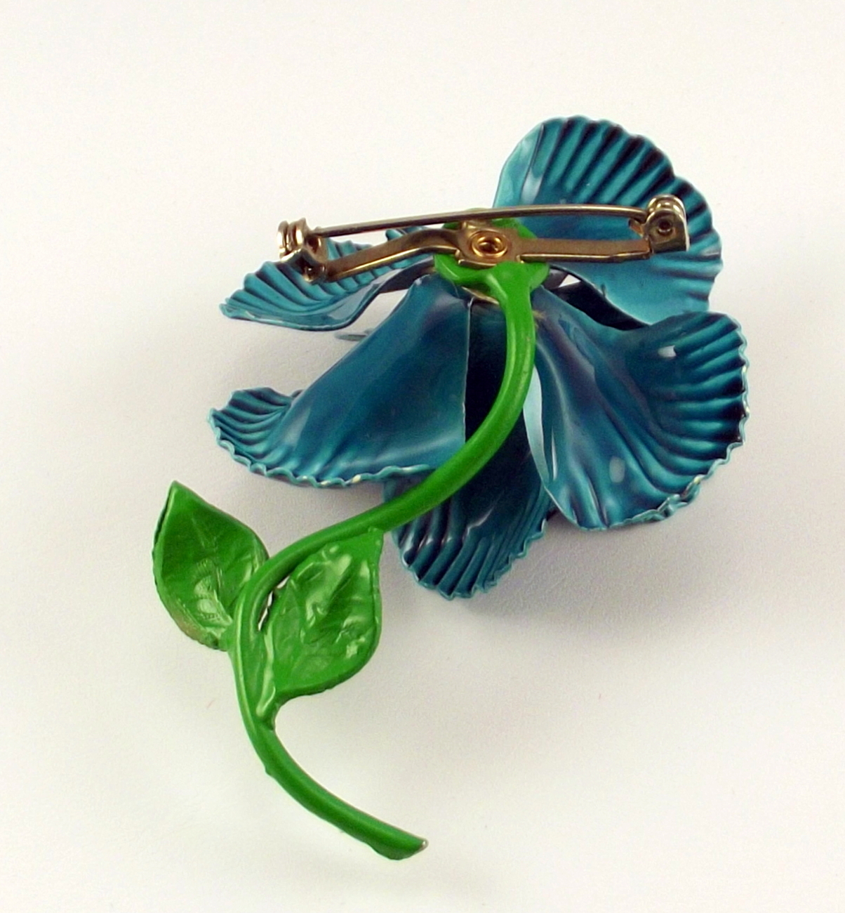 Vintage Enamel Flower Pin 58