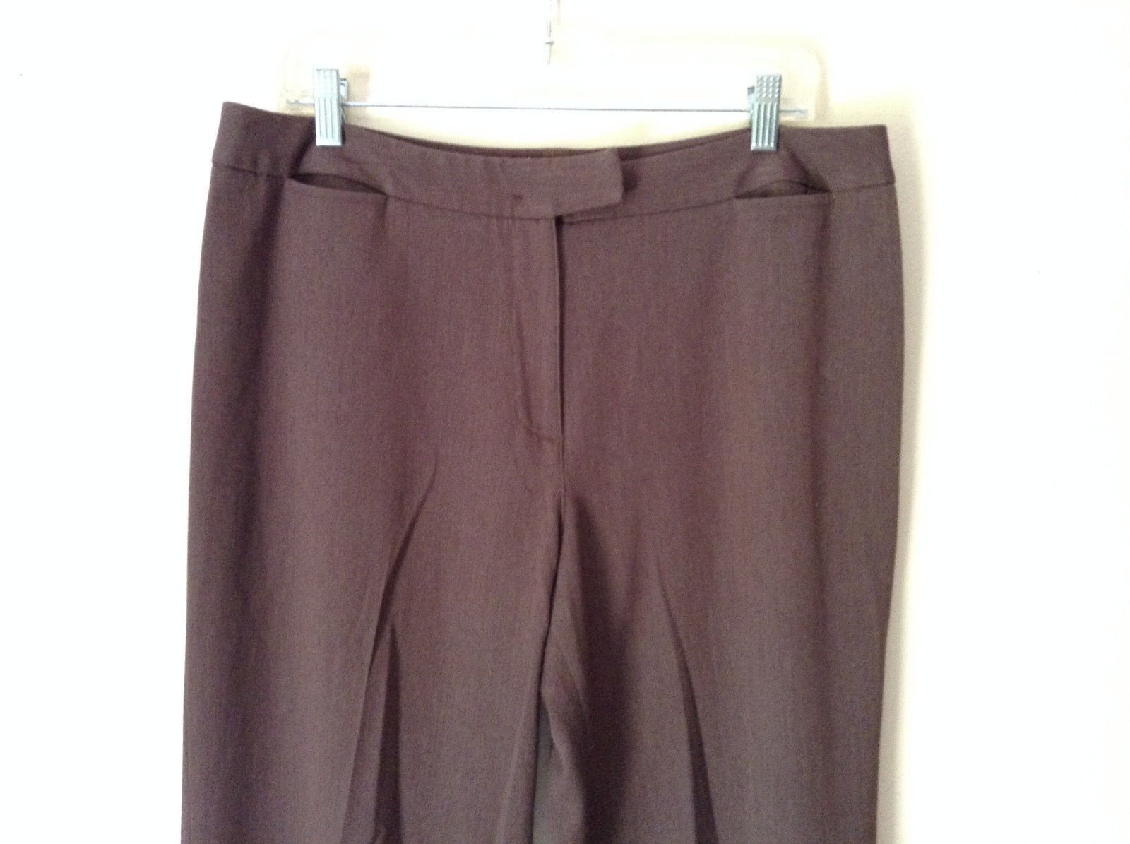 Brown Dress Pants by Pendleton Polyester Rayon Spandex Size 14 Pants