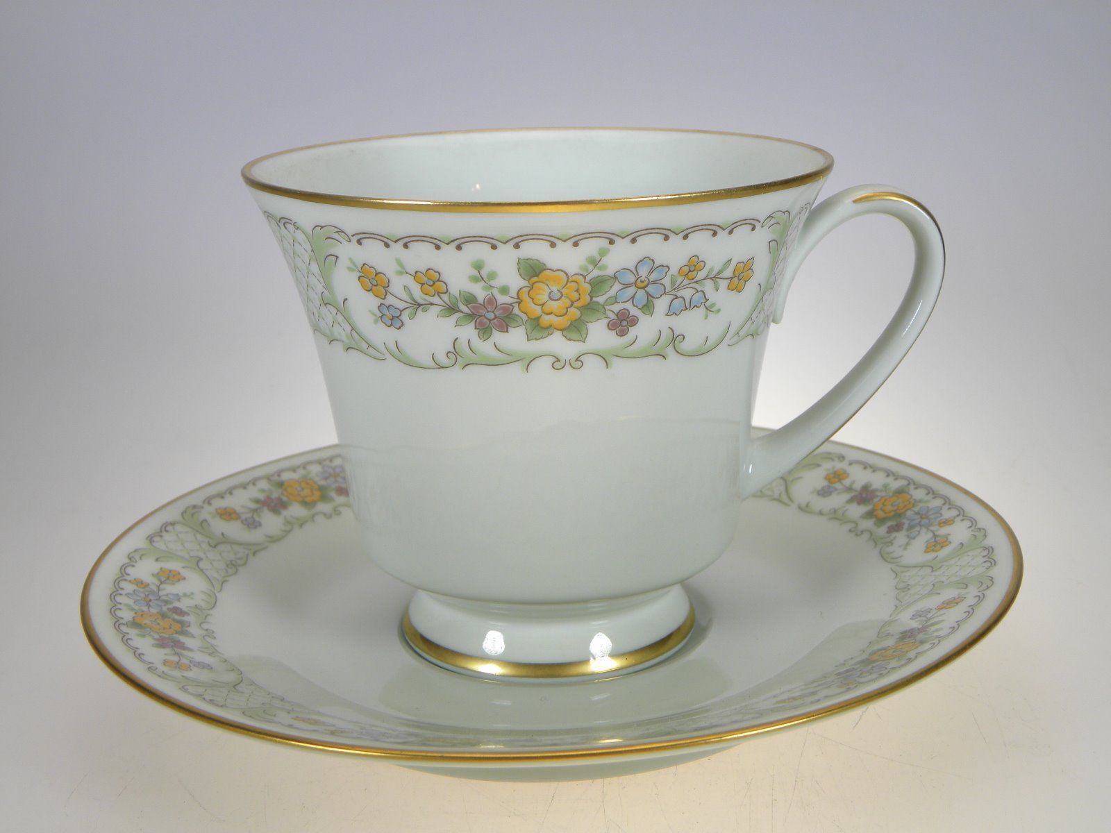 Noritake Medallion Cup & Saucer 