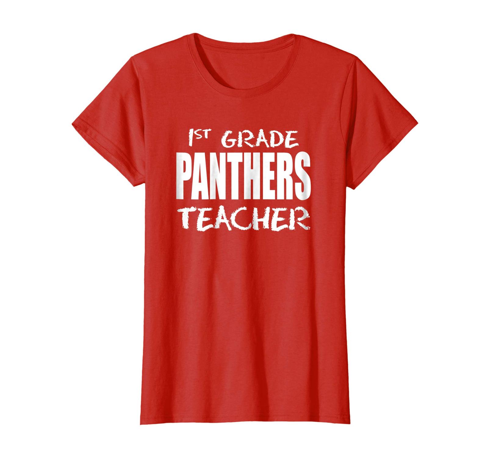 Teacher Style 1st First Grade Panthers Teacher Shirt Back To School