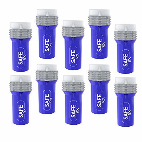 Safe Rx Locking Pill Bottle Combination Lock Child Resistant