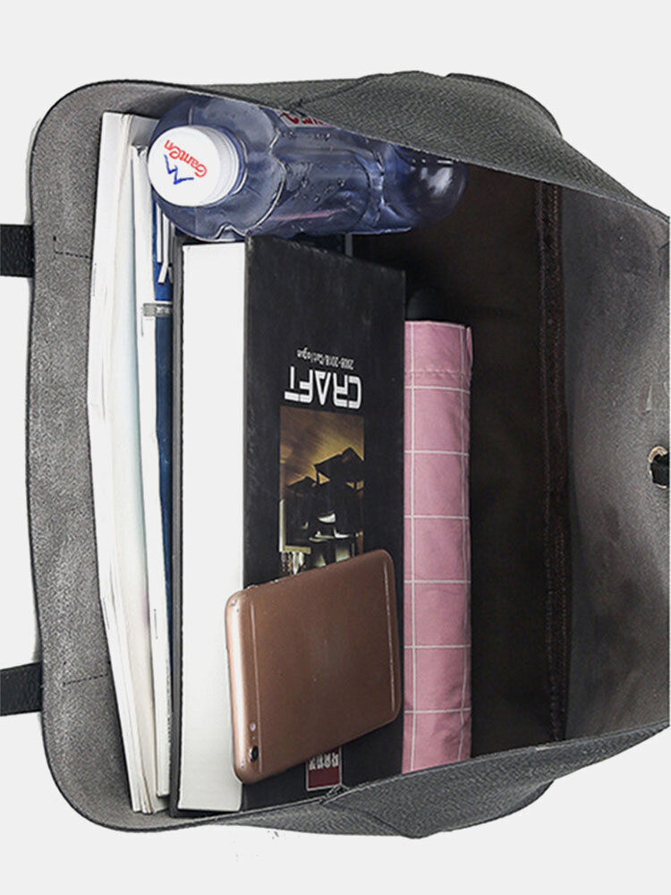 2 PCS Large Capacity Handbag Shoulder Bag Tote