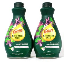 2 Gain 58 Oz With Essential Oils Lavender & Calm Chamomile 58 Loads Detergent