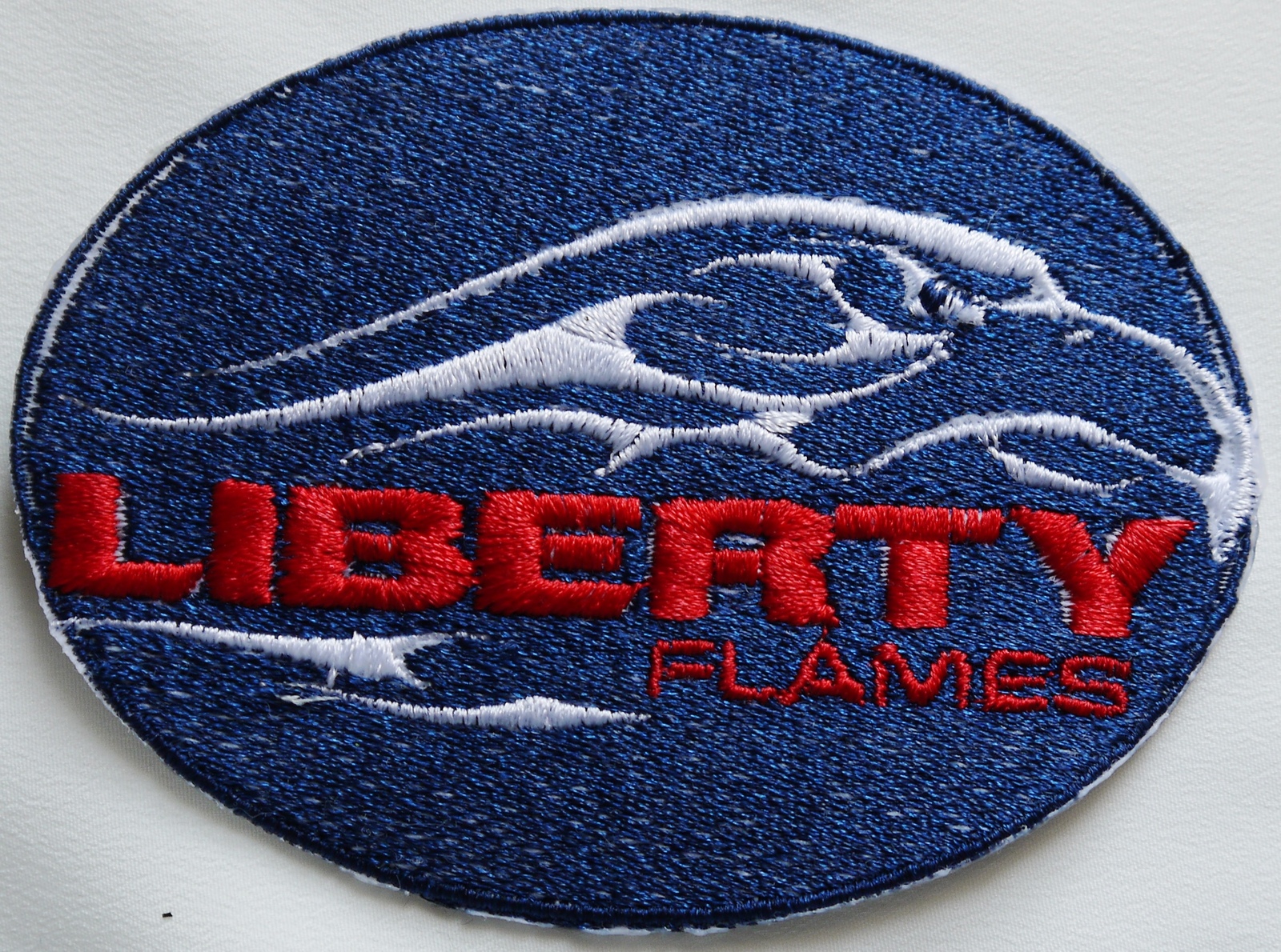 Liberty Flames logo Iron On Patch CollegeNCAA