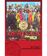 The Beatles Poster Sgt. Pepper's Lonely Hearts Club Band Cover 24x36 inches  - $19.99